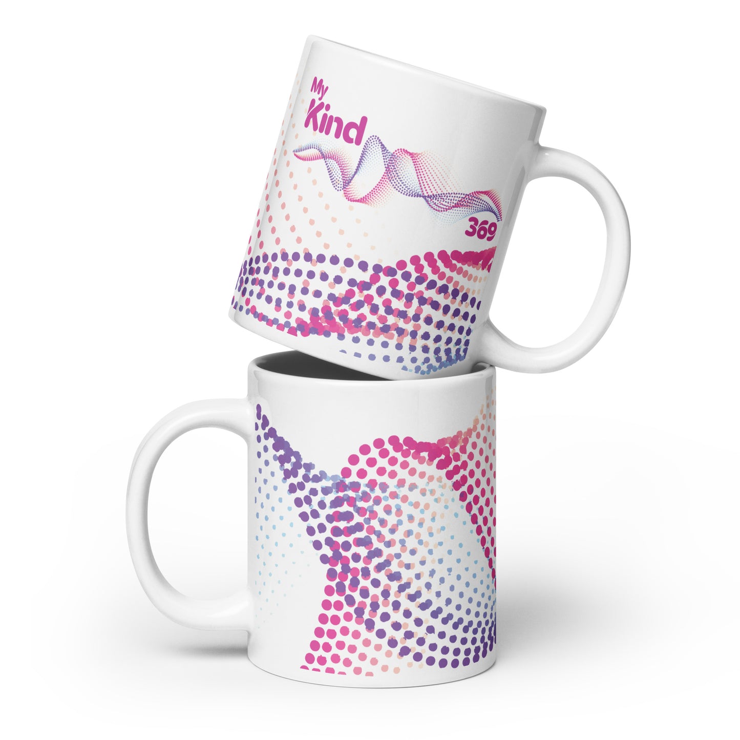 My Kind 369 Graphic White glossy mug