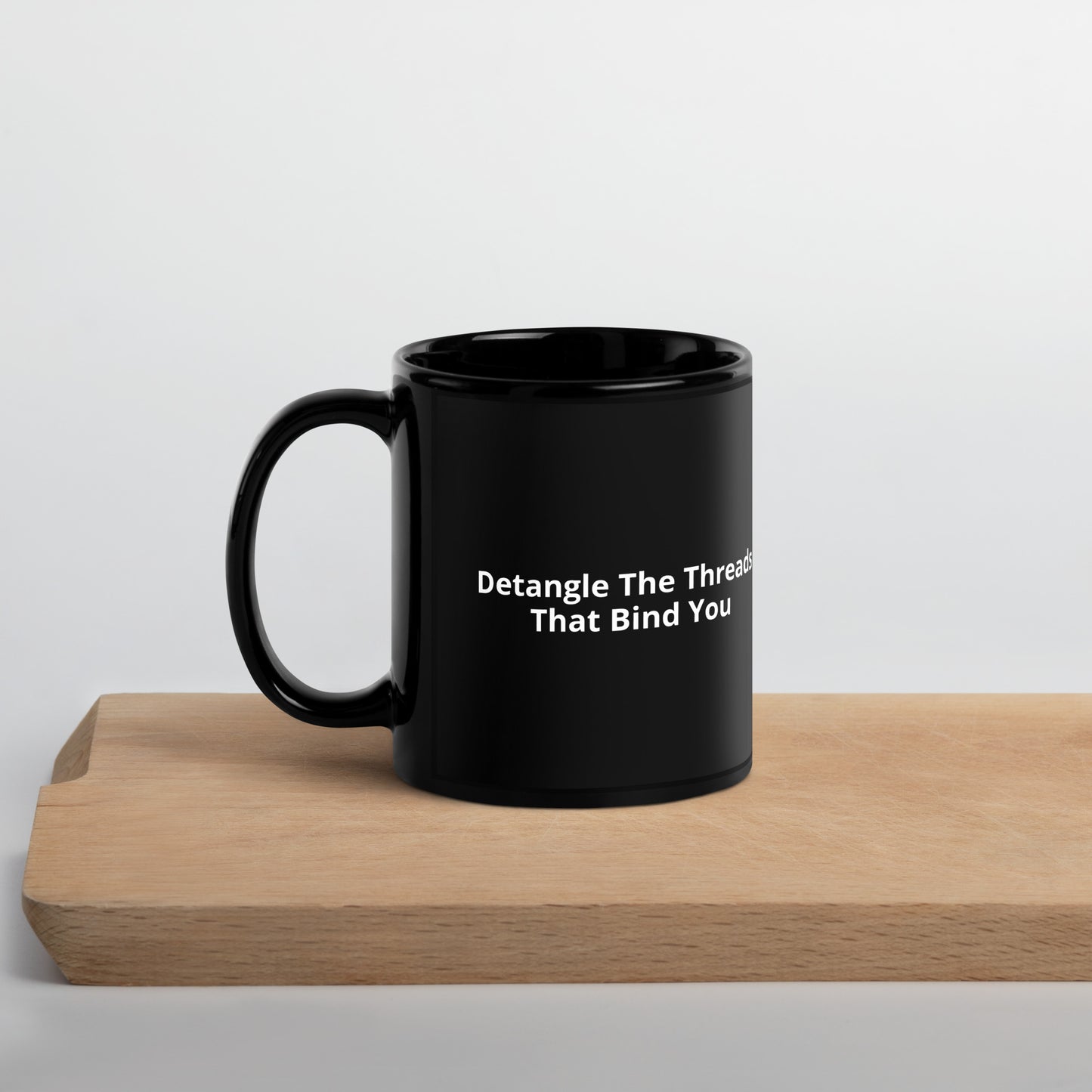 Detangle - Black Glossy Mug