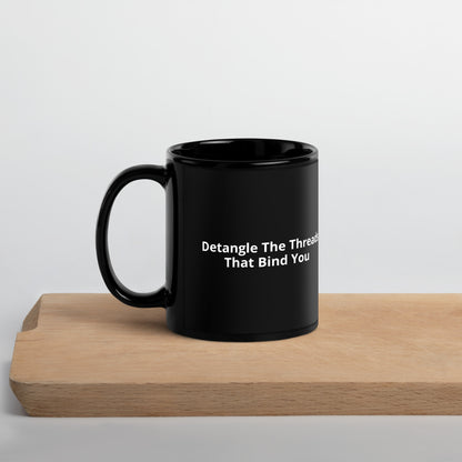 Detangle - Black Glossy Mug