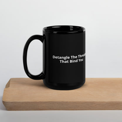 Detangle - Black Glossy Mug