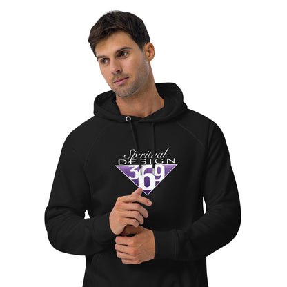 Spiritual Design 369 - Unisex eco raglan hoodie